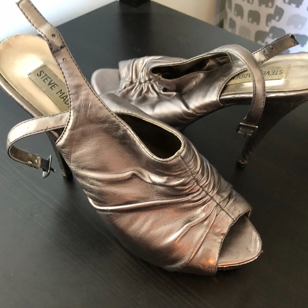 Pewter Steve Madden Heels